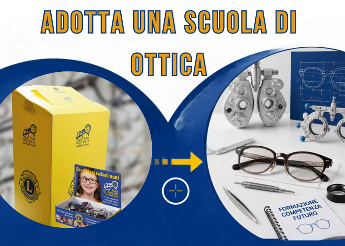 ADOTTA UNA SCUOLA DI OTTICA: i giovani al centro del nostro presente!